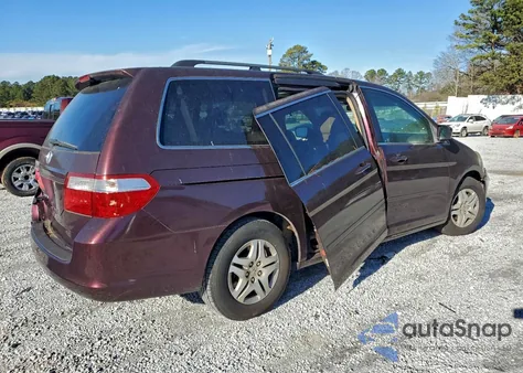 2007 Honda Odyssey Exl from USA, damaged, VIN 5FNRL38757B462888